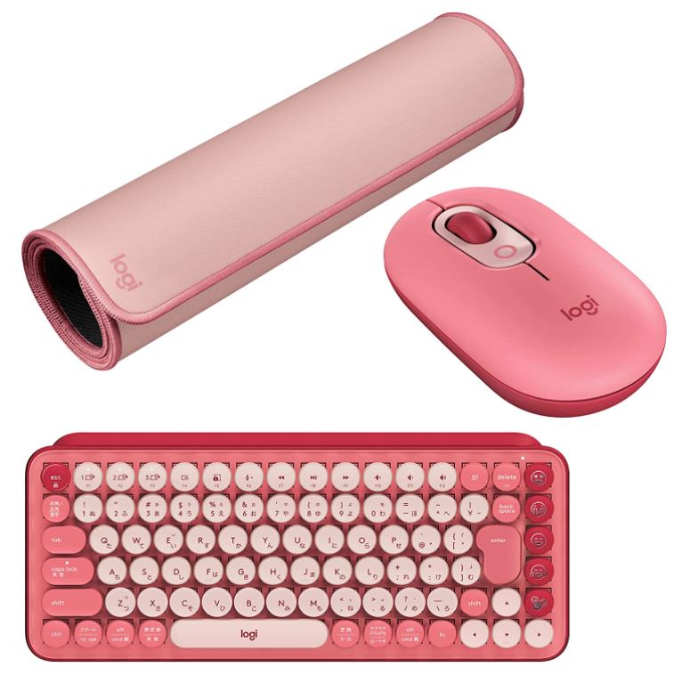 ロジクール　ワイヤレスキーボード新品未使用ピンク
