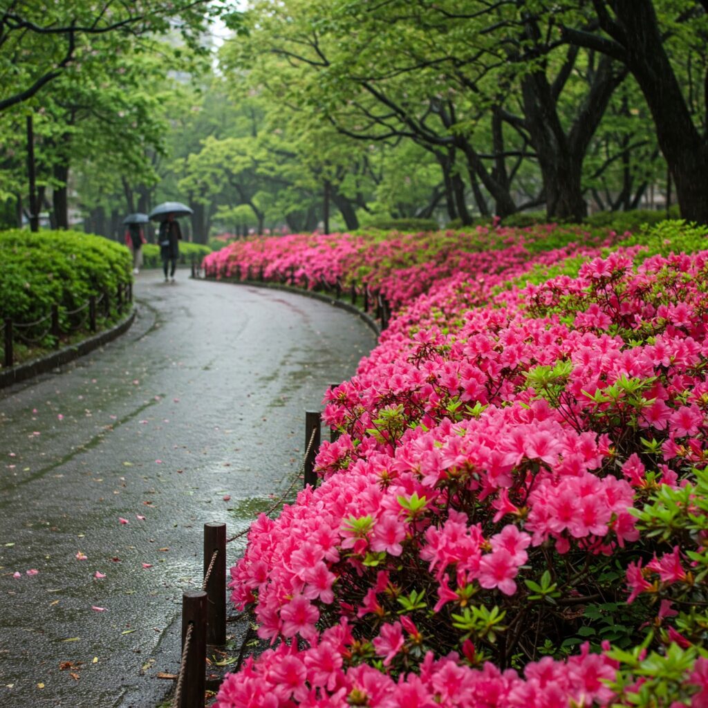 雨の日にしか見えない景色がある。