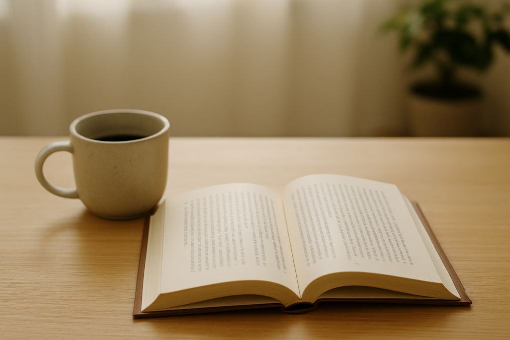 朝の小さな習慣と、次の旅の読書計画